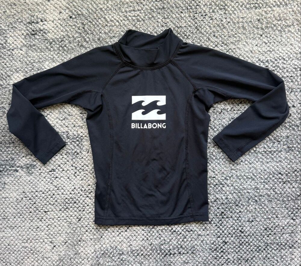 Billabong 4T Boys Waves All Day Long Sleeve Rash Vest Shirt